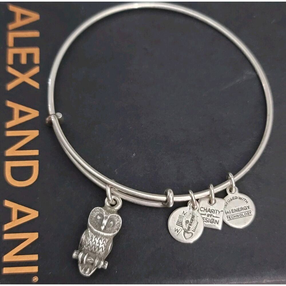 Alex And Ani Ode To The Owl Charm Bracelet